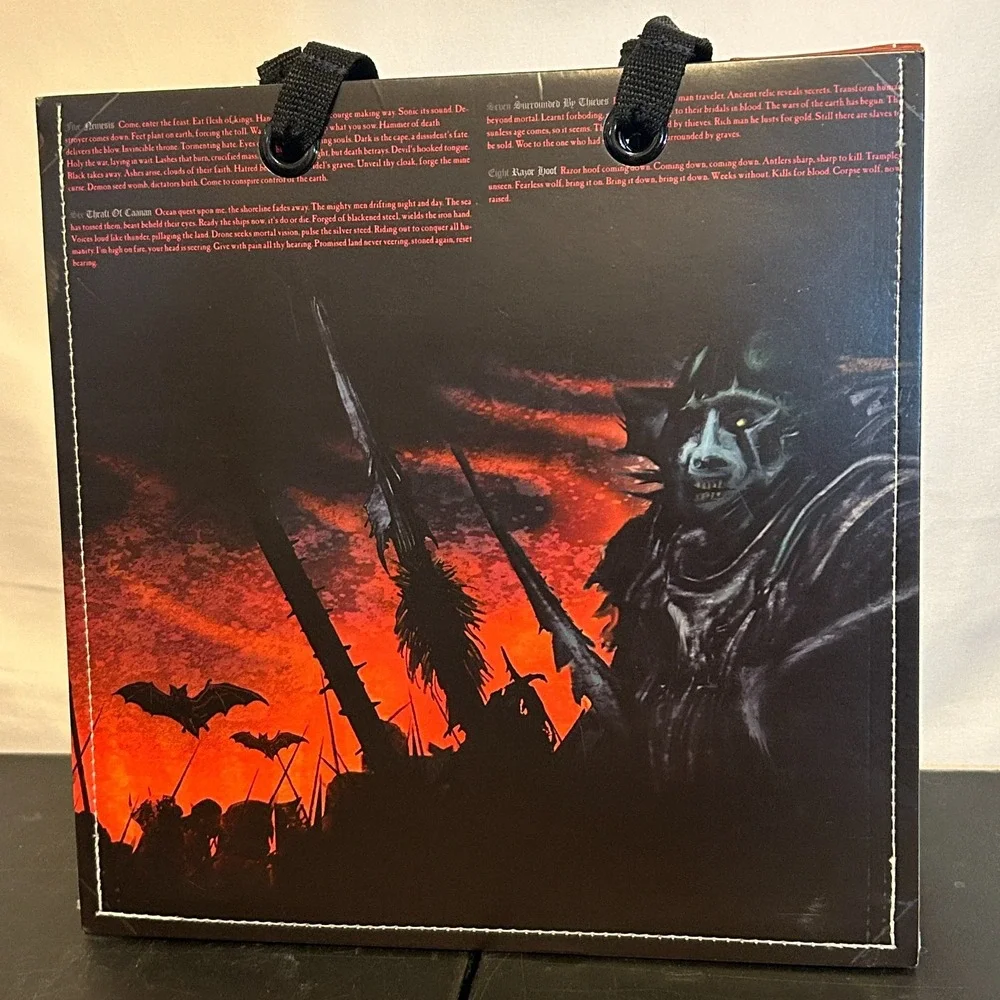 High On Fire Band Merch Tote Bag Surrounded By Thieves Metal Album‎ Record Purse